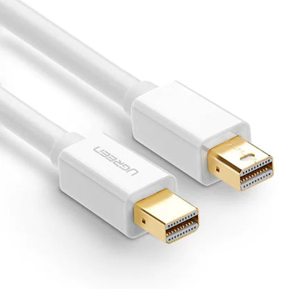 UGREEN Video Cable, MiniDisplayPort - MiniDisplayPort, 4K, 2m, Valkoinen