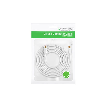 UGREEN Video Cable, MiniDisplayPort - MiniDisplayPort, 4K, 2m, Valkoinen