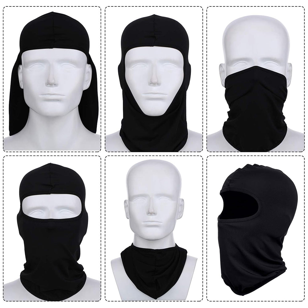 Cagula Ski Balaclava Unisex Techsuit BLC1, Musta