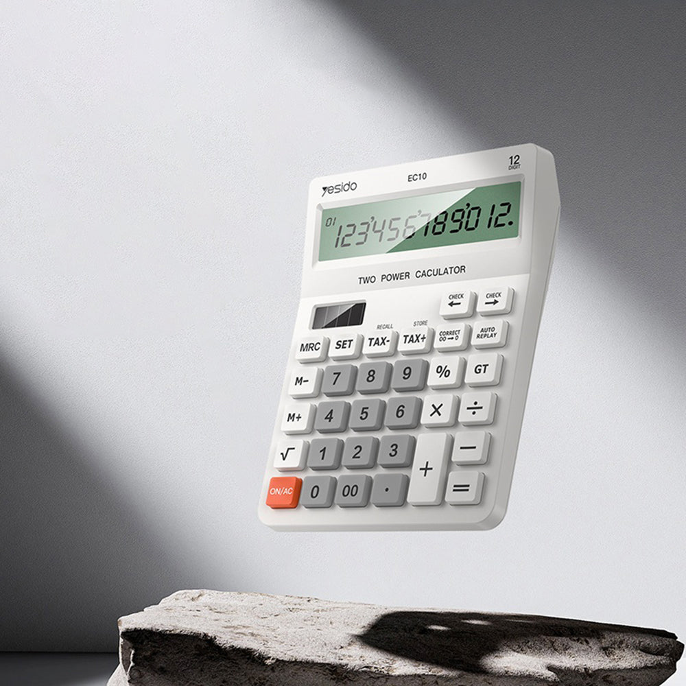 Yesido EC10, valkoinen pöytälaskin