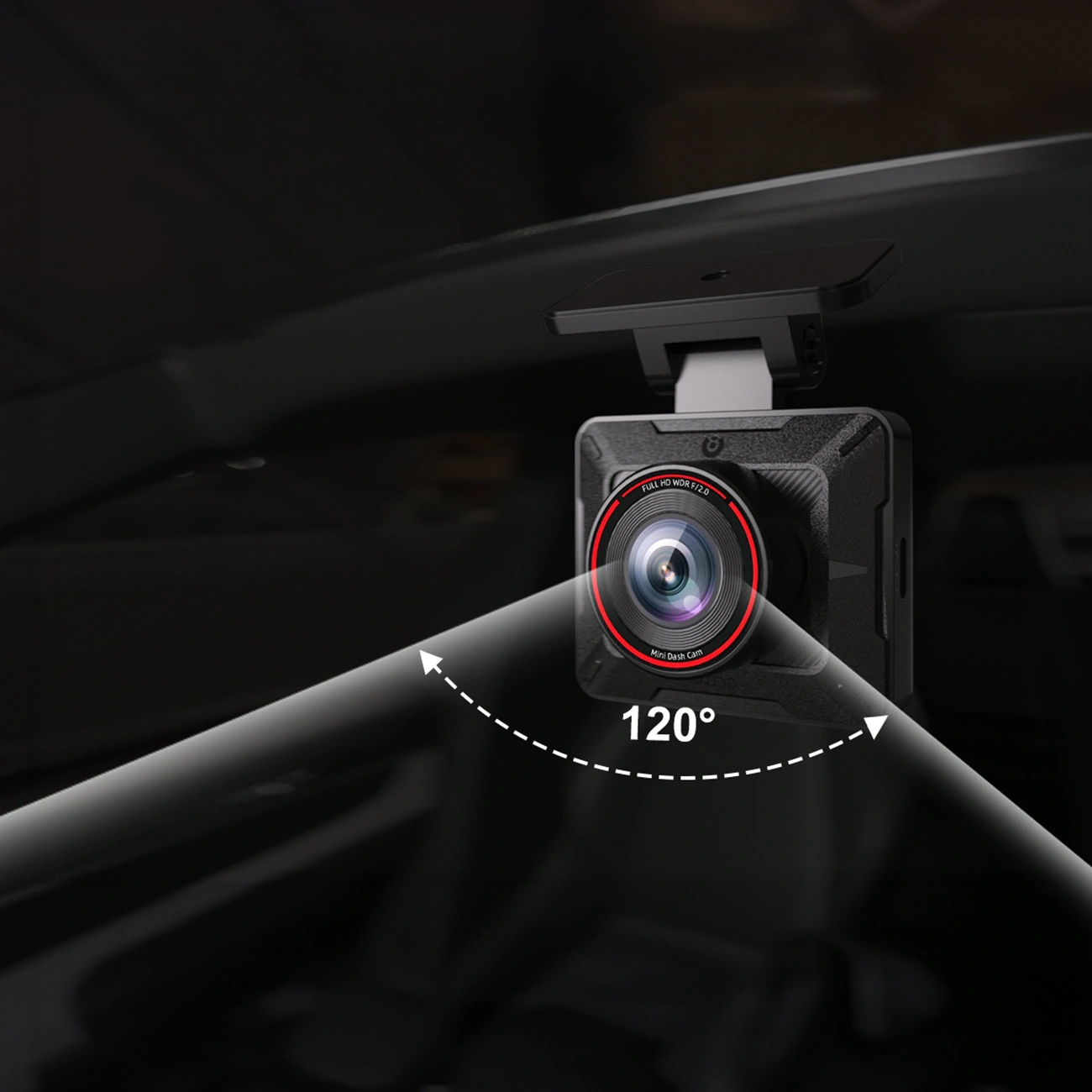 Akeeyo P1 Autokamera, 1080P, Wi-Fi