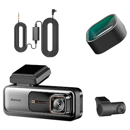 Etu- ja takakamera Botslab G980H Pro, 4K, Wi-Fi, GPS, 2,45 tuuman näyttö