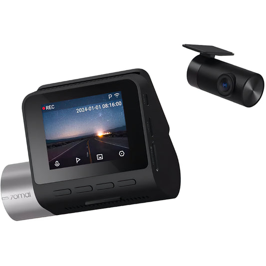 Autojen etu- ja takakamera 70mai Dash Cam A510, 3K, GPS, Wi-Fi, 2 tuuman näyttö