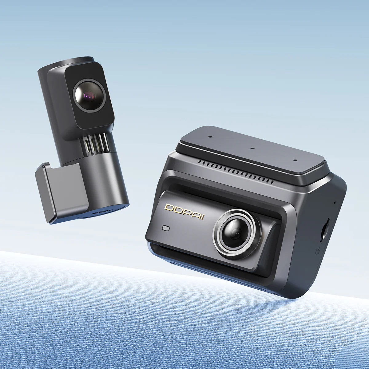 DDPAI Z90 Dual etu- ja takakamera, 4K, 64Gb, Wi-Fi, GPS, 3 tuuman näyttö