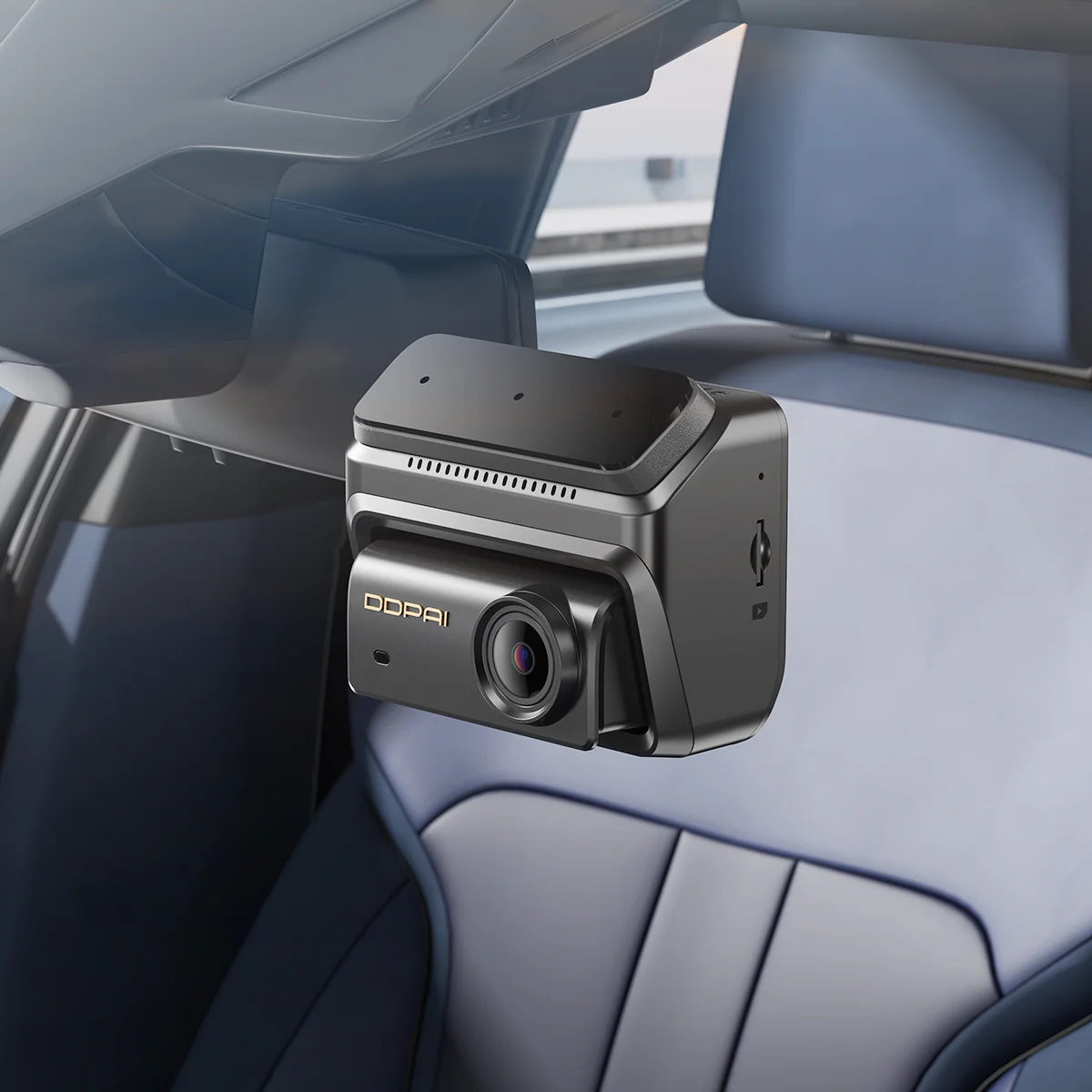 DDPAI Z90 Dual etu- ja takakamera, 4K, 64Gb, Wi-Fi, GPS, 3 tuuman näyttö