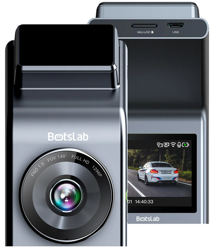 Etu- ja takakamera Botslab G300H Plus, 4K, Wi-Fi, GPS, 2,4 tuuman näyttö