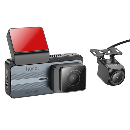 HOCO DV12 Etu- ja Takakamera, 2K, Wi-Fi, GPS, 3.69 tuuman näyttö