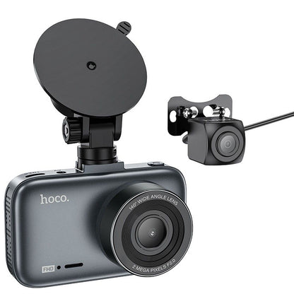 HOCO Driving DV6, 1080P, 3-tuumainen näyttö, etu- ja takapuolen autokamera 