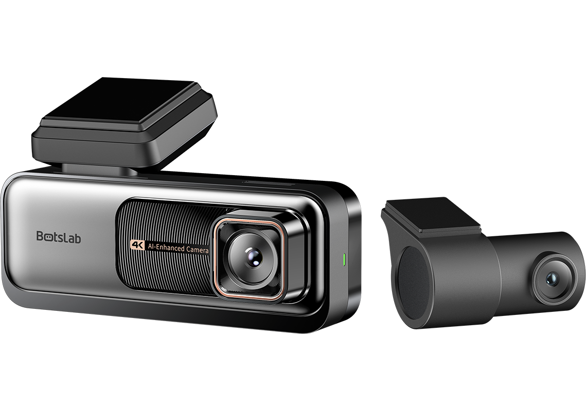 Etu- ja takakamera Botslab G980H Pro, 4K, Wi-Fi, GPS, 2,45 tuuman näyttö