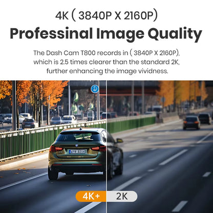 Imou T800 -autokamera, 4K, Wi-Fi