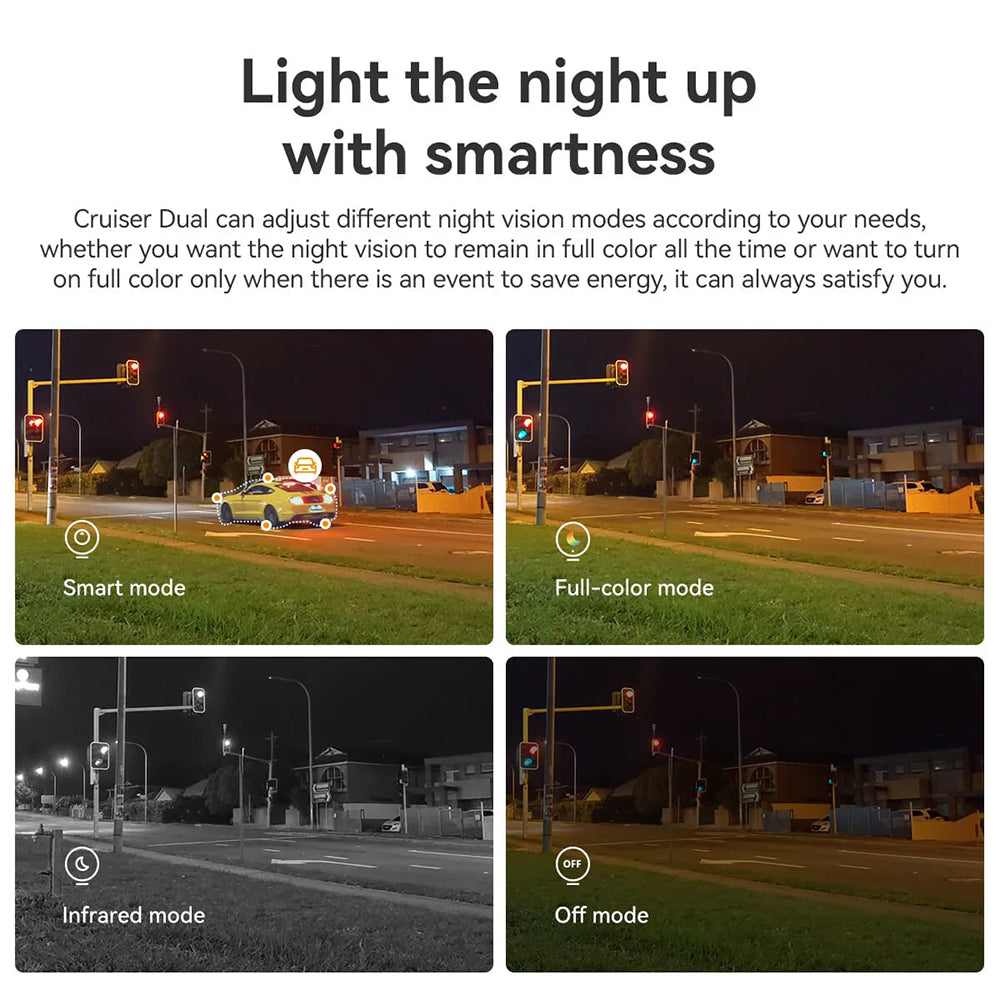 Imou Cruiser Dual -valvontakamera, Wi-Fi, 2.8K + 2.8K, IP66, ulkokäyttöön, valkoinen IPC-S7XP-10M0WED-0360B