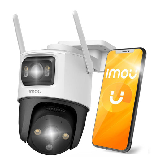 Imou Cruiser Dual -valvontakamera, Wi-Fi, 2.8K + 2K, IP66, ulkokäyttöön IPC-S7XP-8M0WED-0360B
