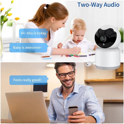 Techsuit Q15A Baby -valvontakamera, Wi-Fi, 1080P, Sisäkäyttöön