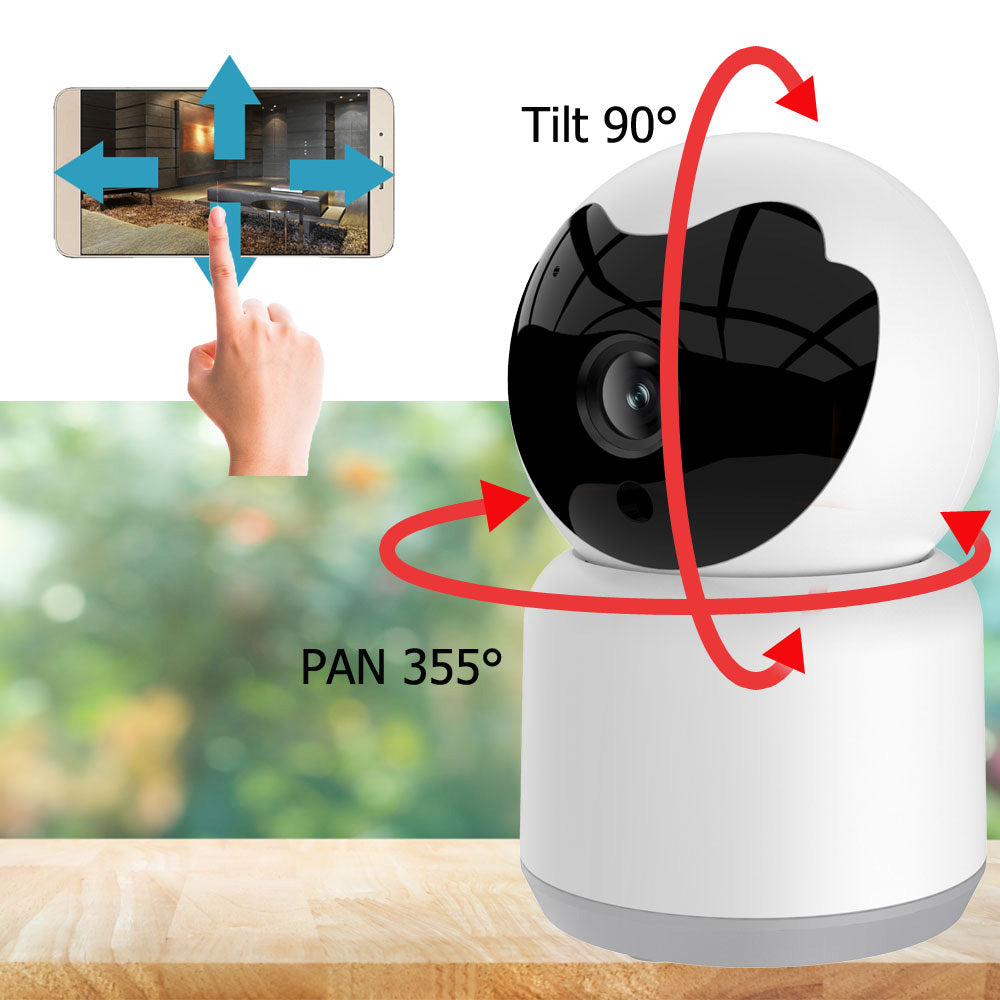 Techsuit Q15A Baby -valvontakamera, Wi-Fi, 1080P, Sisäkäyttöön