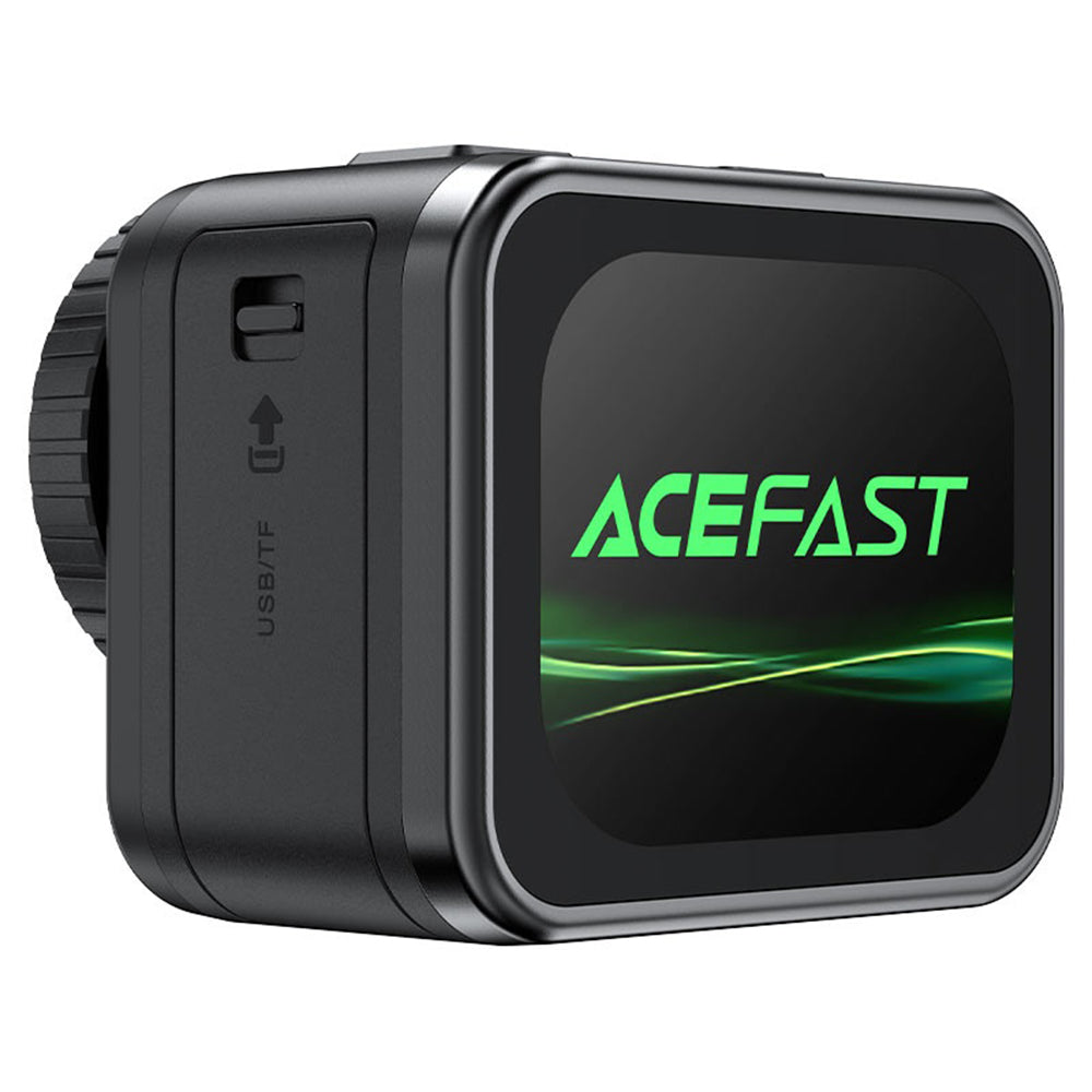 Acefast X1 Sportkamera, 4K, Wi-Fi, Musta