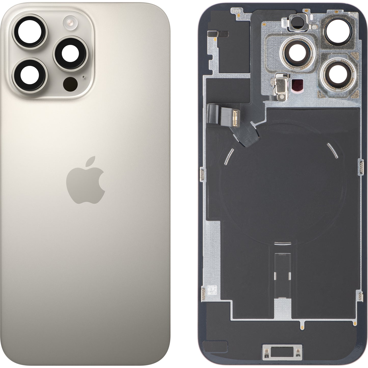 Apple iPhone 16 Pro Max Akkukansi, Beige (Natural Titanium), Swap