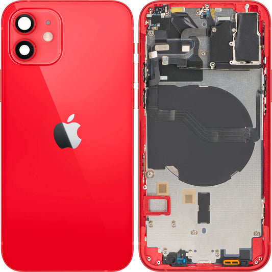 Apple iPhone 12 Akkukansi, Keski-Kotelo, Punainen, Vaihto