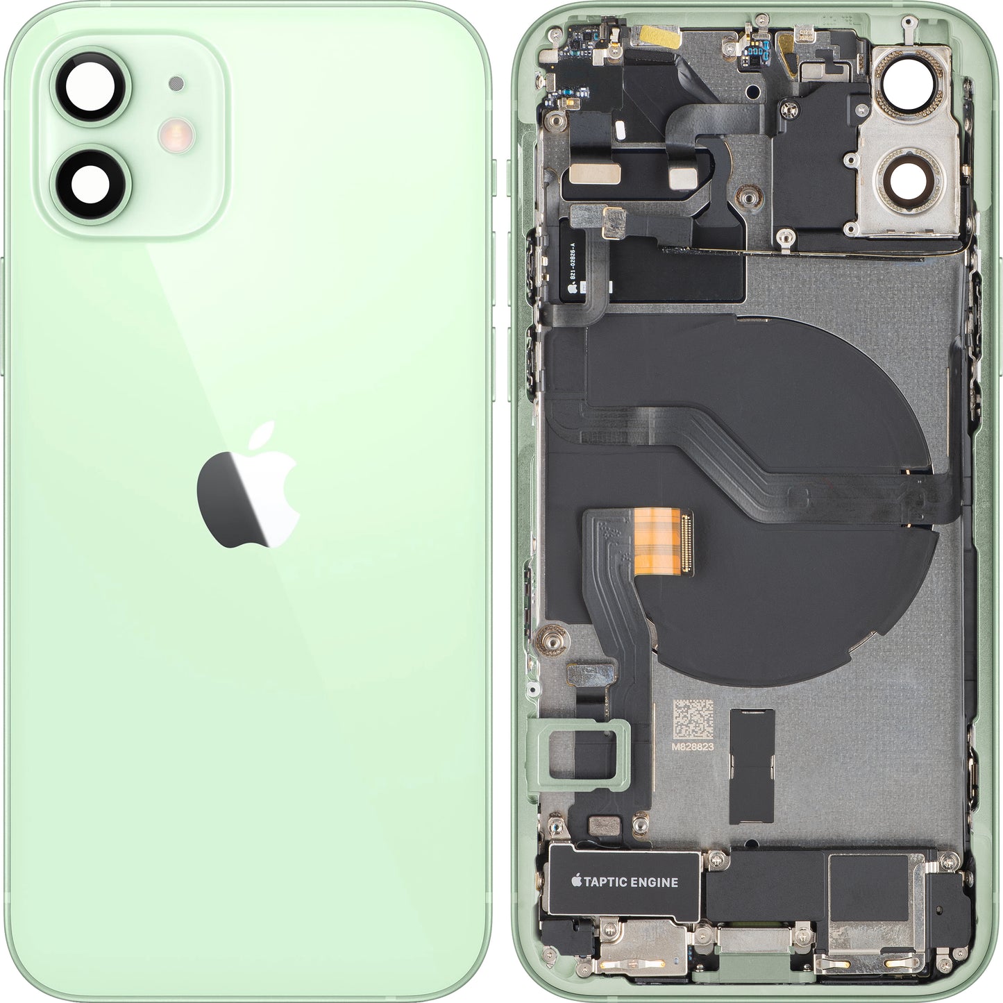 Apple iPhone 12 Akkukansi, Keskiyksiköllä, Täydelliset Osat, Vihreä, Vaihto