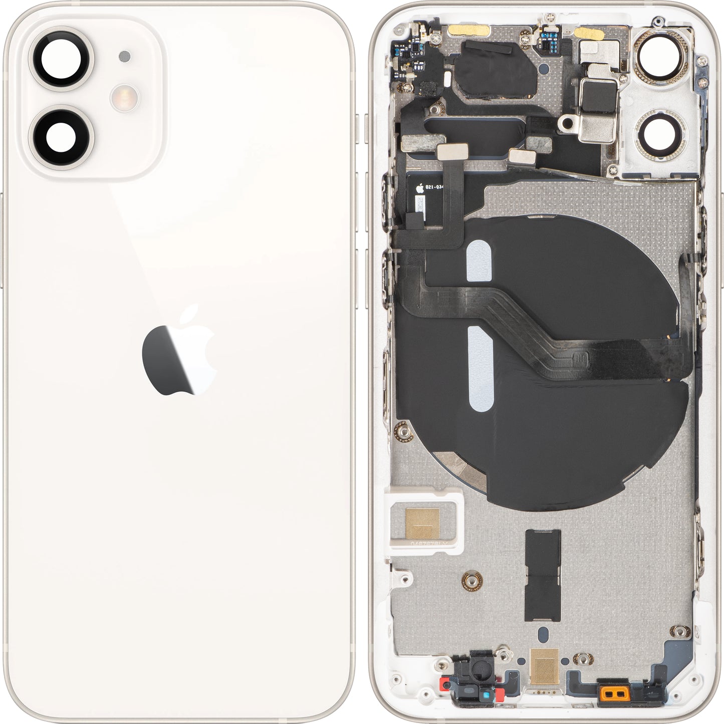 Apple iPhone 12 mini akkukansi, keskikotelo mukana, valkoinen, Swap