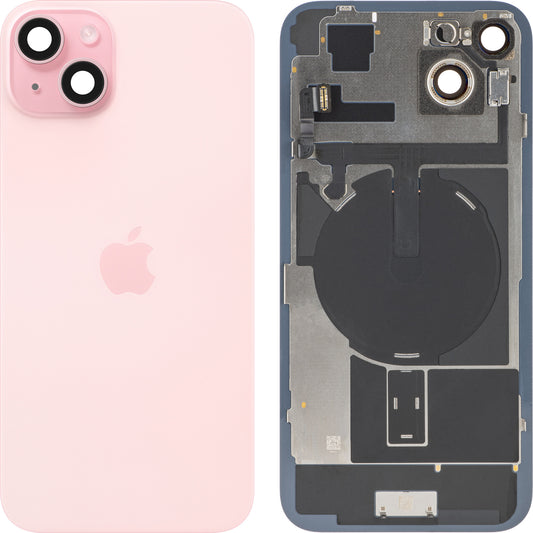 Apple iPhone 15 Plus Akkukansi, Vaaleanpunainen, Vaihto