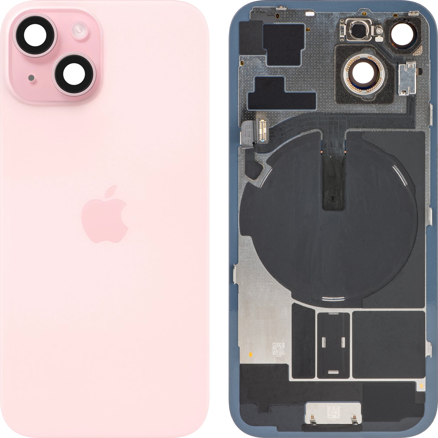Apple iPhone 15 Akkukansi, Vaaleanpunainen, Vaihto