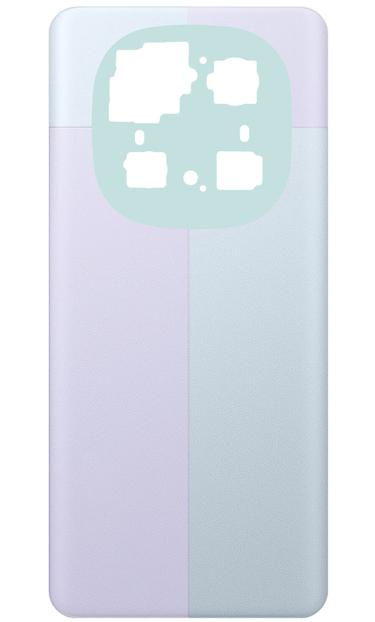 Akun kansi yhteensopiva Xiaomi Redmi Note 14 Pro 5G:n kanssa, violetti