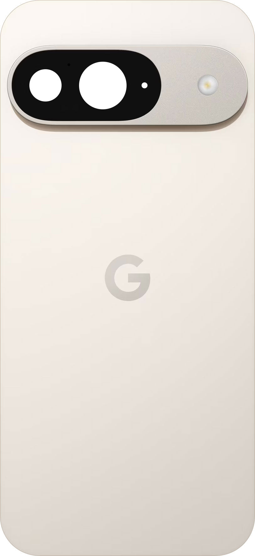 Google Pixel 9 Akun kansi, Valkoinen (Posliinivalkoinen), Vaihto G949-00949-00
