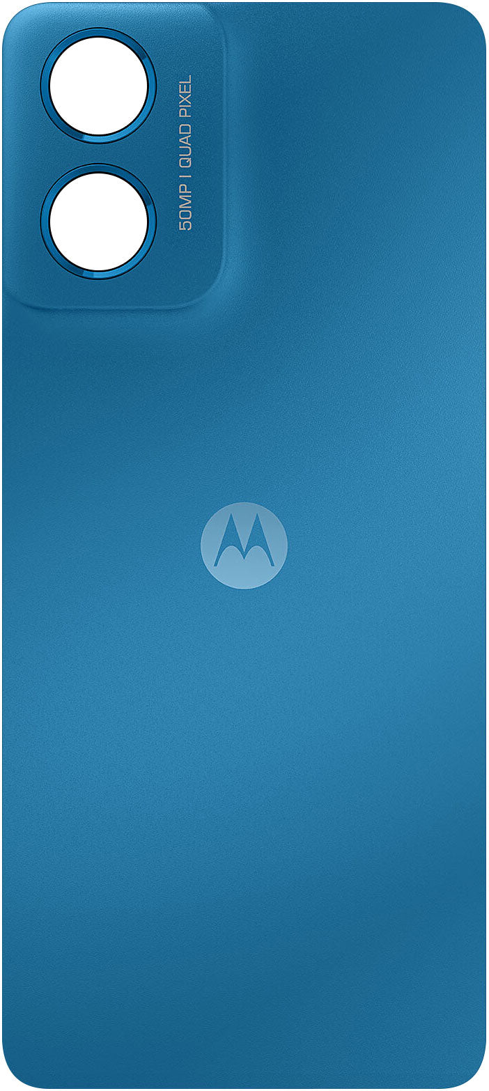 Motorola Moto G04s akkukansi, Sininen (Satin Blue), Huoltopakkaus 5S58C24269