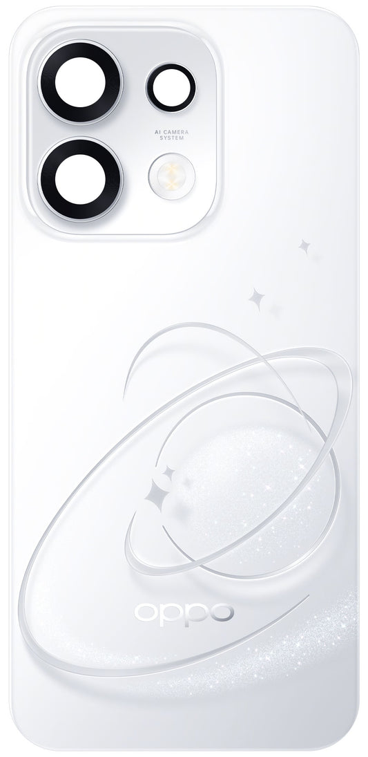 Oppo Reno16 F / Reno16 FS akunkansi, hopea (Pop White), huoltopaketti 621033001109