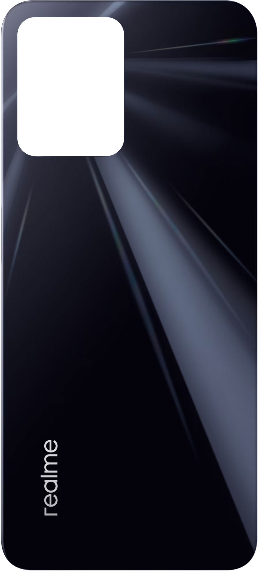 Realme C35 Akkukansi, Musta (Glowing Black), Huoltopakkaus 4710671