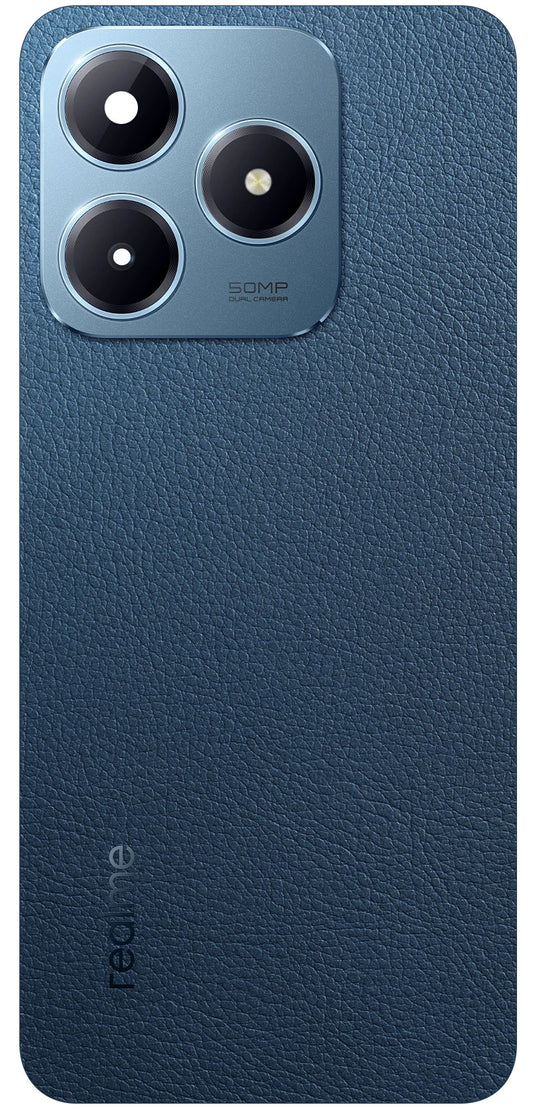 Realme C63 Akkukansi, Sininen (Leather Blue), Service Pack 621033000270