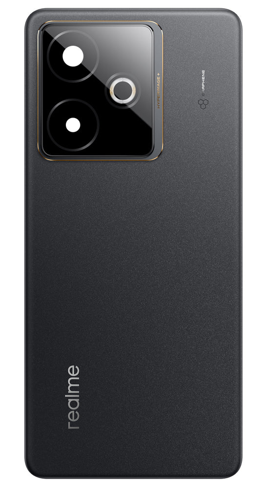 Realme GT 7T akkukansi, Musta (IceSense Black), Huoltopaketti 621033000633