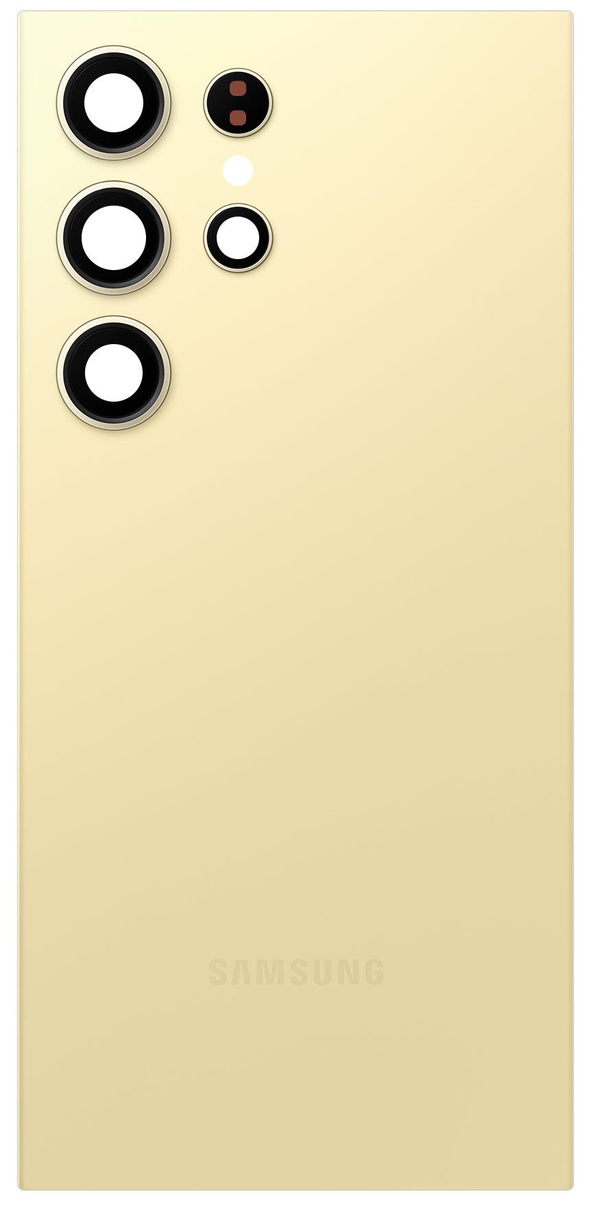 Samsung Galaxy S24 Ultra S928 akkukansi, Keltainen (Titanium Yellow), Service Pack GH82-33349C