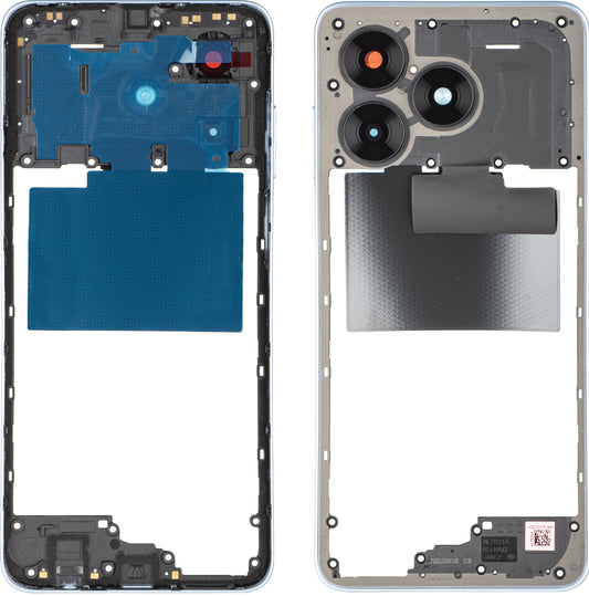 Honor X5c Plus Middle Housing, Blue, Service Pack 9707ACJE