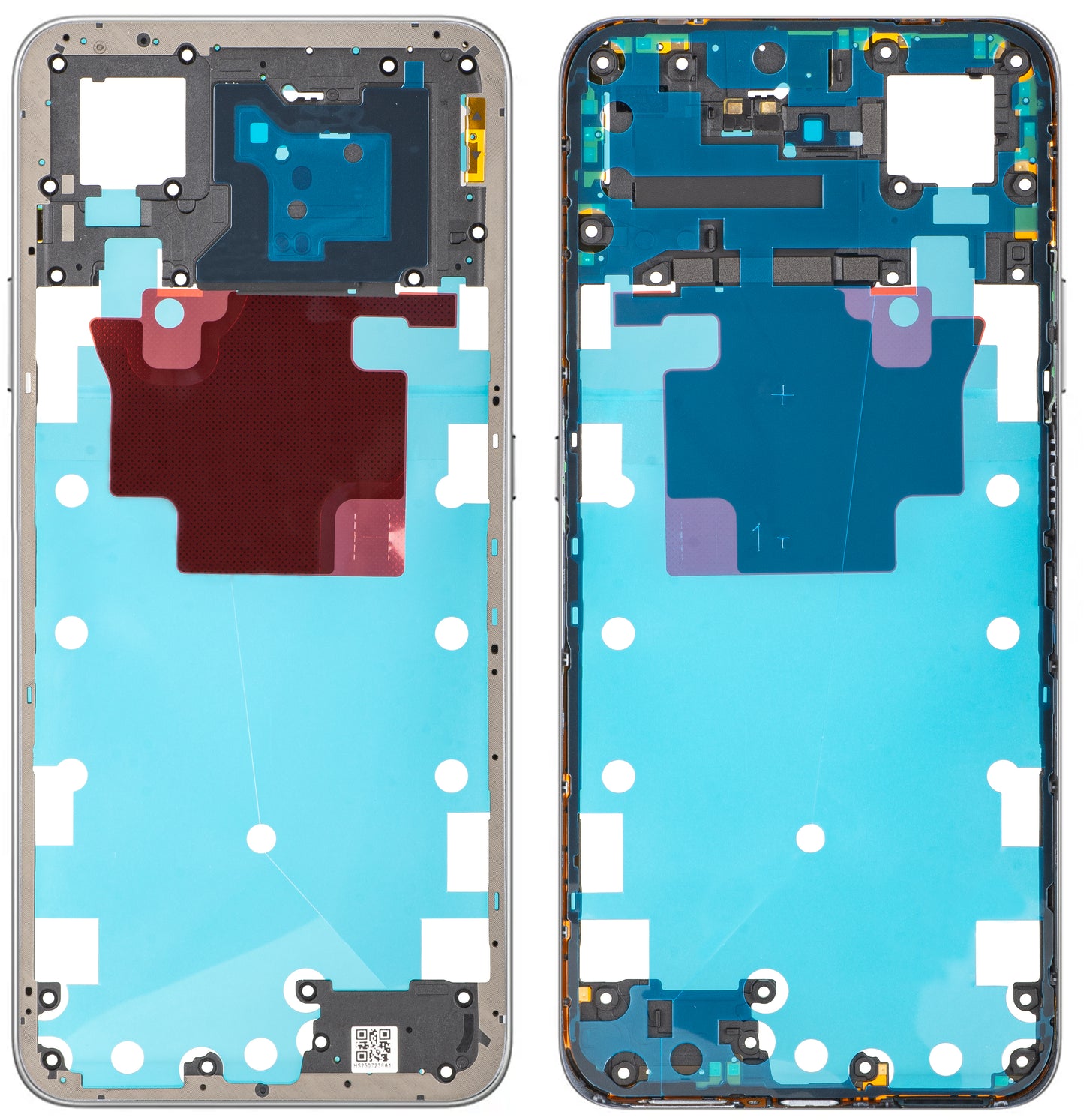 Honor X7d 4G Keskikotelo, Hopea (Meteor Silver), Service Pack 9707ACDQ