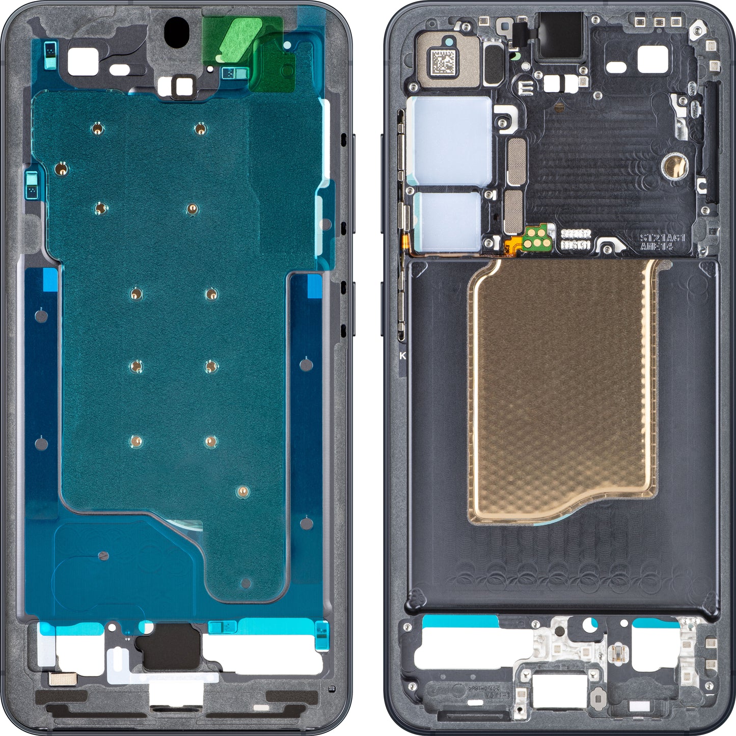 Samsung Galaxy S25 S931 keskikotelo, musta, Service Pack GH82-36328E