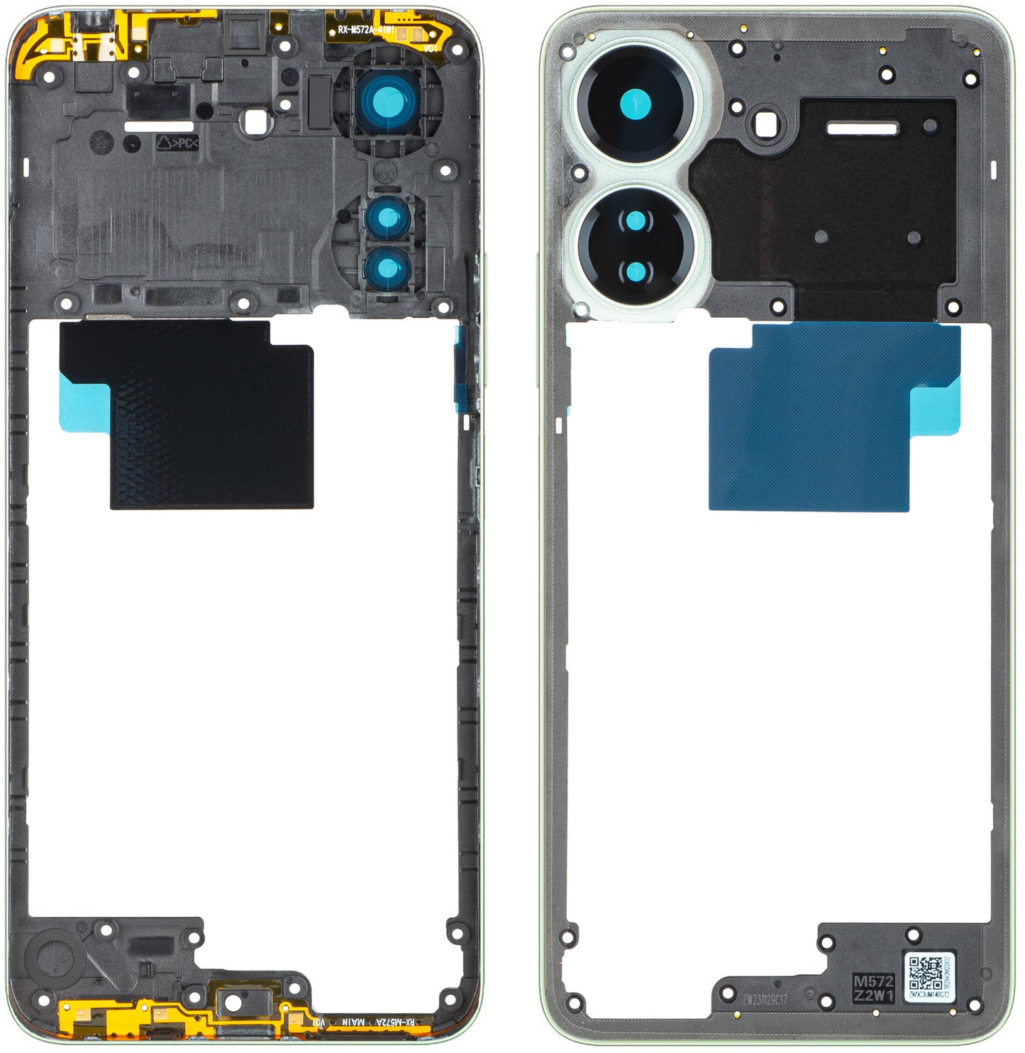 Xiaomi Redmi 13C keskikotelo, Vihreä (Clover Green), Service Pack 560004C3UA00