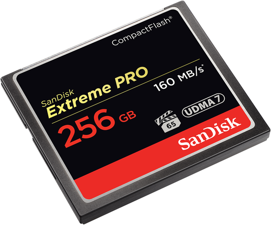 SanDisk Extreme Pro CompactFlash -muistikortti, 256 Gt, UDMA 7 SDCFXPS-256G-X46