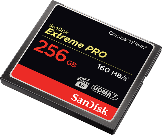 SanDisk Extreme Pro CompactFlash -muistikortti, 256 Gt, UDMA 7 SDCFXPS-256G-X46