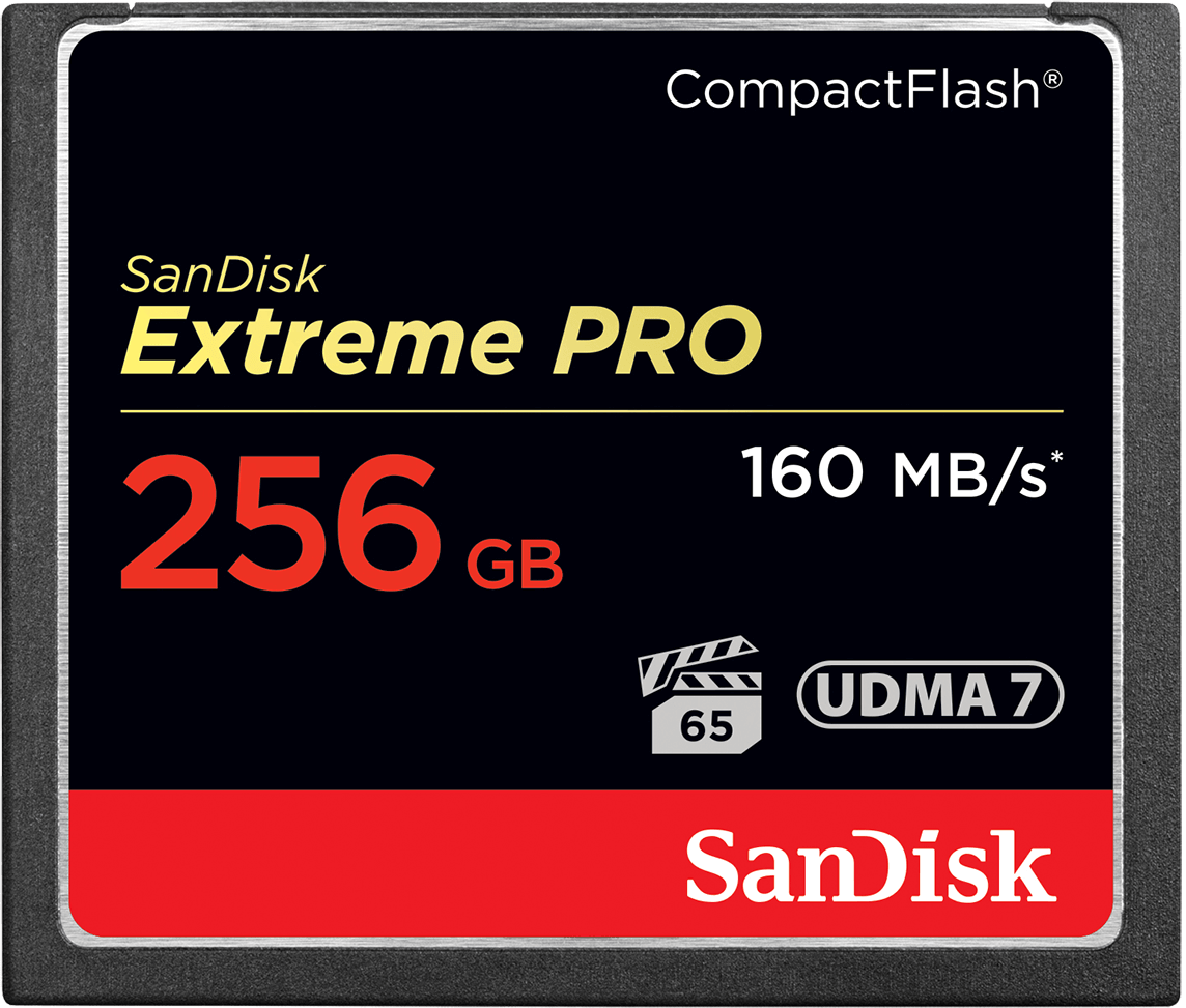 SanDisk Extreme Pro CompactFlash -muistikortti, 256 Gt, UDMA 7 SDCFXPS-256G-X46