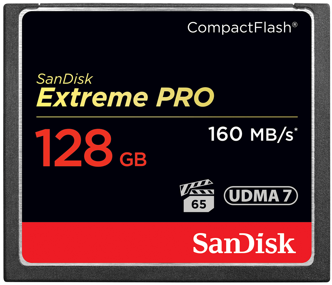 SanDisk Extreme Pro CompactFlash -muistikortti, 128 Gt, UDMA 7 SDCFXPS-128G-X46