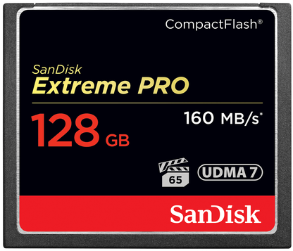 SanDisk Extreme Pro CompactFlash -muistikortti, 128 Gt, UDMA 7 SDCFXPS-128G-X46