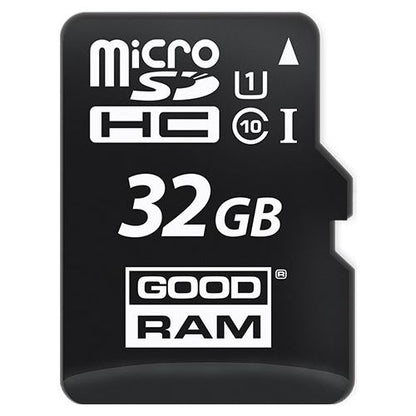 GoodRam microSDHC -muistikortti, 32 Gt, Luokka 10 / UHS-1 U1, sovittimella
