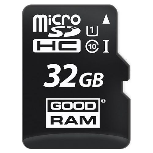 GoodRam microSDHC -muistikortti, 32 Gt, Luokka 10 / UHS-1 U1, sovittimella