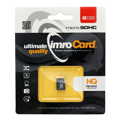 Imro microSDHC -muistikortti, 8Gt, Luokka 4