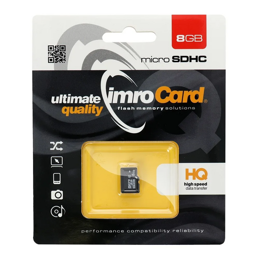 Imro microSDHC -muistikortti, 8Gt, Luokka 4