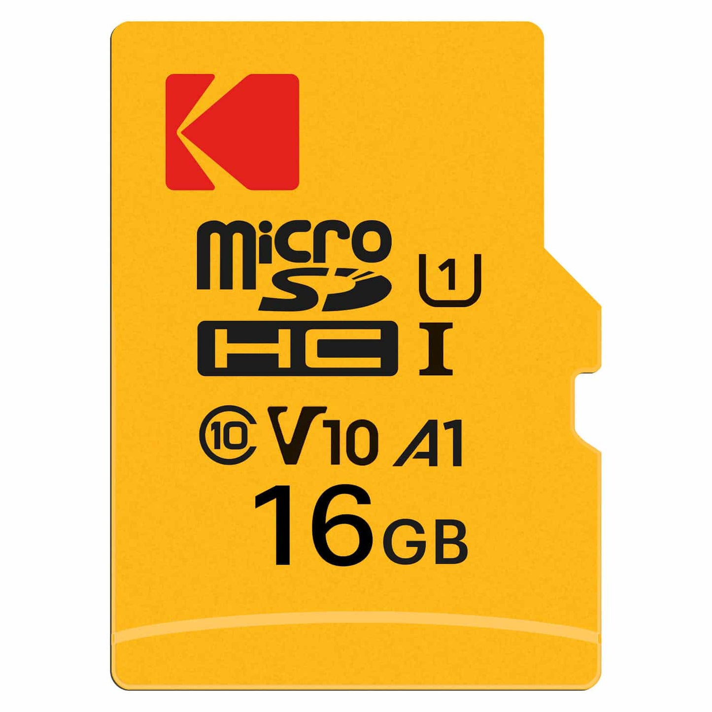 Kodak Premium Performance microSDHC-muistikortti, 16 Gt, Luokka 10 / UHS-1 U1, sovittimella EKMSDM16GHC10K
