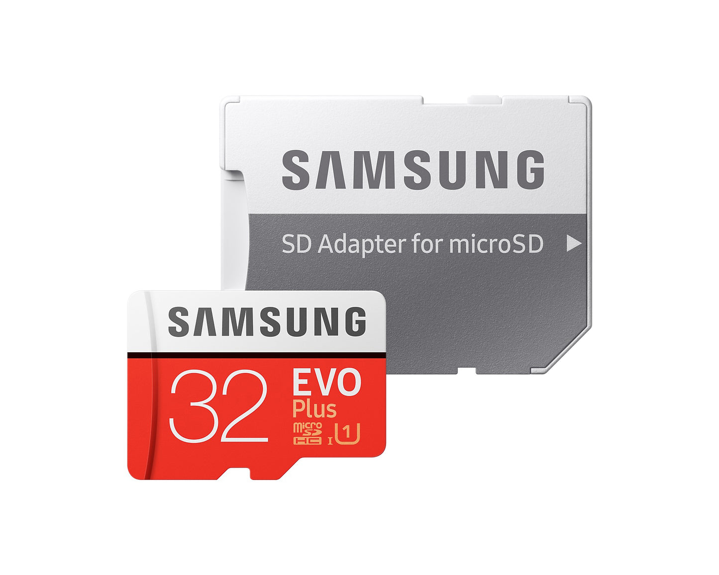 Samsung Evo Plus microSDHC -muistikortti, 32 Gt, Luokka 10 / UHS-1 U1, sovittimella MB-MC32GA/APC
