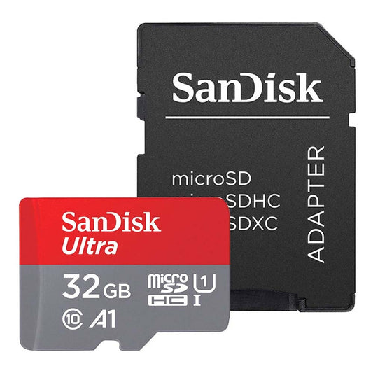 SanDisk Ultra Android A1 microSDHC -muistikortti, 32 Gt, Luokka 10 / UHS-1 U1, sovittimella SDSQUA4-032G-GN6MA
