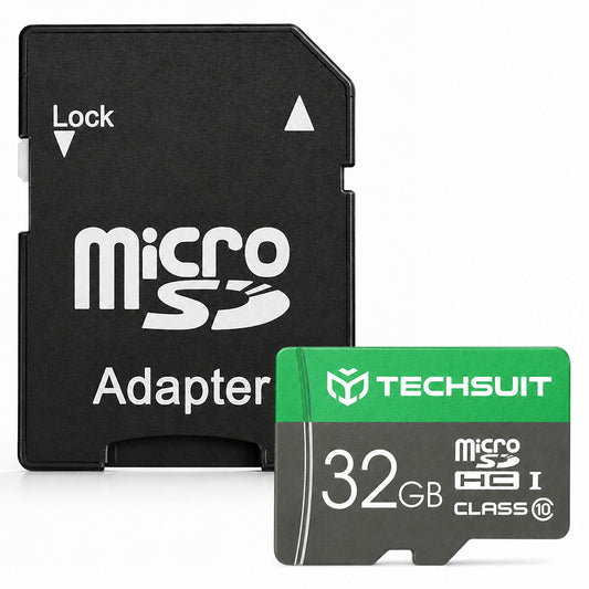 Techsuit THCM11 microSDHC-muistikortti, 32 Gt, luokka 10, sovittimella